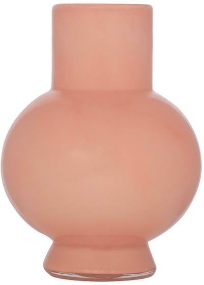 Hakbijl Glass Bloemenvaas Deborah - Zacht Roze - glas - D17 x H22 cm