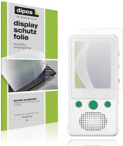 dipos – 4x Matte Beschermfolie geschikt voor TIMMKOO A5 | Krasbestendige & antireflecterende Screenprotector Ultra-Thin