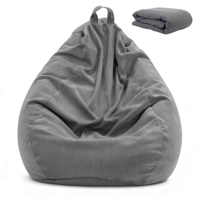 Dailygoods- Zitzak Volwassenen - XL Zitzak 110 x 120 cm - Zitzak Kinderen - Zitzak Buiten - Waterdicht - Afneembare Hoes - Beanbag