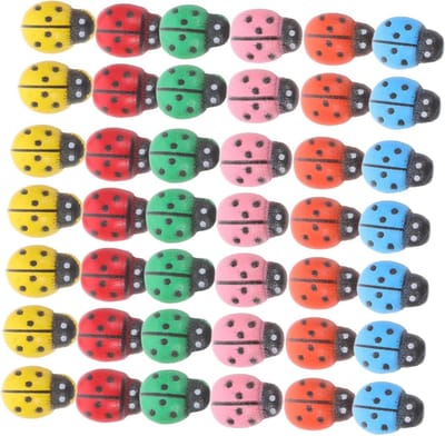 Miniatuur Lieveheersbeestjes - Kleine Decoraties - Tuin Decoratie - Levendige Kleuren - 150 Stuks - Multicolour
