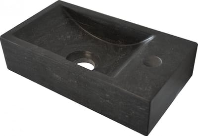 Wiesbaden Raw fontein rechts 36x18x9 cm hardsteen gezoet