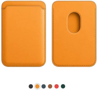 Opplakbare Pasjeshouder Creditcardhouder pasjes houder Universele Kaarthouder Oranje Voor Alle Mobiele Telefoons En Tablets Universeel