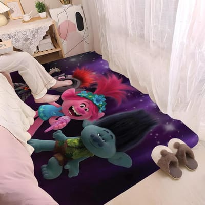 Cartoon T-Trollen Badmat Kinderkamer Slaapkamer Decoratie Balkon Antislip Deurmat Woonkamer Welkomstkleed 40x60cm