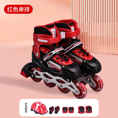 Professionele kinderskeelerset, beginnersheren- en damesskates, volwassen skates met enkele flits L size 39-42