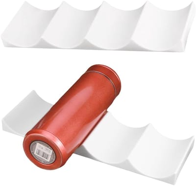 Dailygoods- Flessenhouder Antislip - Koelkast Flessenrek - Kunststof - Duurzaam - Hoogwaardig PP-materiaal - Geschikt voor Koelkasten - Koelkastorganizer