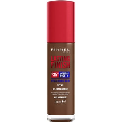 Rimmel Lasting Finish 35Hr Foundation 30 ml (Verschillende Tinten) - 605 Hazelnut