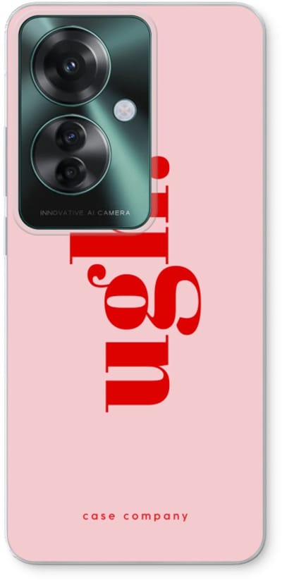 Case Company® - Hoesje geschikt voor Oppo Reno 11 F hoesje - Ugh - Soft Cover Telefoonhoesje - Bescherming aan alle Kanten en Schermrand