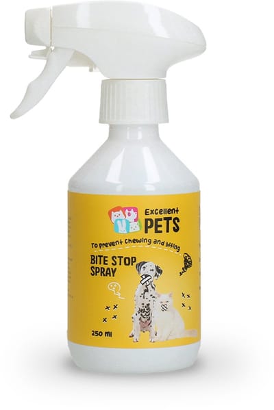 Excellent Bite Stop Spray - 250 ml - Binnenshuis Gebruik - Tegen Bijten en Kauwen - Voor Honden en Katten - Veilig voor mens en dier