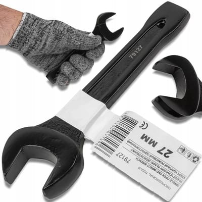Forcekraft - Enkelzijdige Slaagsteeksleutel - 27mm - Chroom-Molybdeen staal - Professioneel