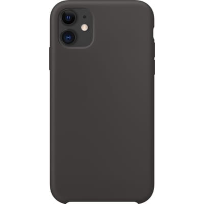 iPhone 11 Siliconen Back Cover - Zwart