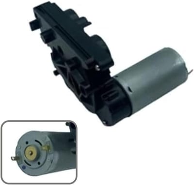 Robotstofzuiger Motor - Vervangingsonderdeel Centrale Borstel - Vloeren Schoonmaken - Perfecte Compatibiliteit - 20 cm Lengte - Zwart Zilver