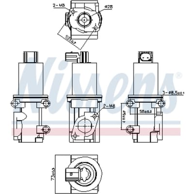 EGR-klep NISSENS 98185