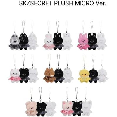 [Vroege Toegang] Officiële Stray Kids Wereldtournee RUN IT SEOUL MD 002 Type: SECRET PLUSH MICRO Ver. (RANDOM) / Type2