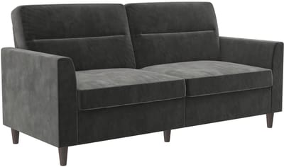Harmony-Sofa 3-zits - Luxe Fluweelgrijs
