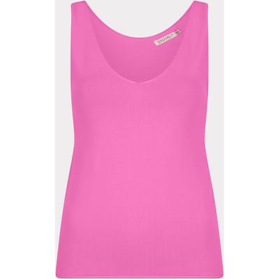 EsQualo Top Singlet Pink Maat: S | Mouwloze Tops Outlet | Dames | Roze