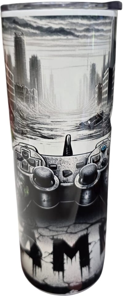 Drink fles Gamer - Tumbler Games - Drinkfles - Sport fles - Bedrukte tumbler - Metalen fles - Waterdicht - Reis fles - Strand fles -XLX®