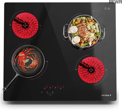 Inductie Kookplaat Vrijstaand - Elektrische Kookplaat 4 Pits - Koken