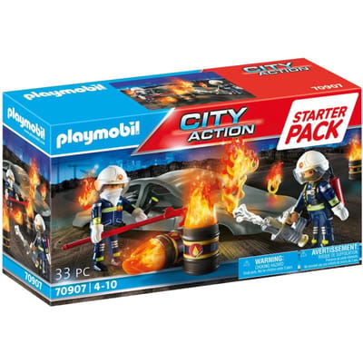 Playmobil 70907 Starterpack Brandweeroefeningen (kunststof, 4 - 6 jaar)