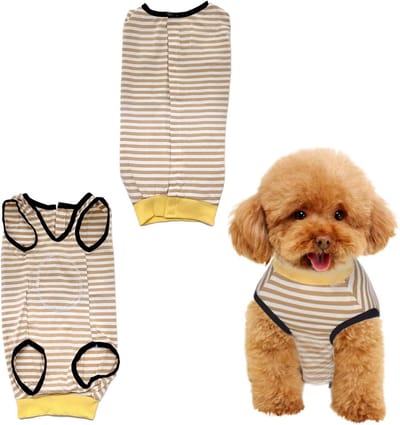 Allecto Plus - Post-operatieve hondenherstel bodysuit - lekvrij beschermend pak voor honden - ademend elastisch materiaal - comfortabel - verstelbare banden - maat M