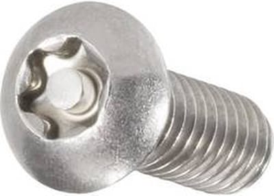 TOOLCRAFT 888793 Lenskopschroeven M6 40 mm Torx met pin RVS A2 10 stuk(s)