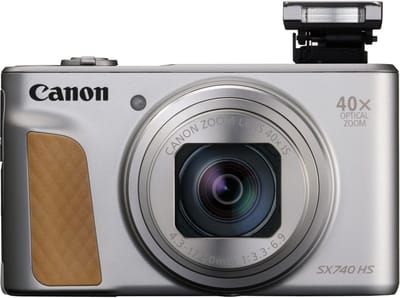 Canon PowerShot SX740 HS Lite Edition Travelkit - Compactcamera - 20,3 MP - 40x Optische Zoom - 4K Video - Kantelbaar Scherm - Inclusief Tas en Statief - Zilver - Alleen verkrijgbaar bij bol