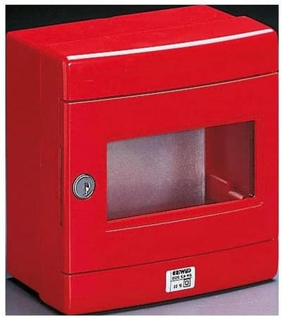 Noodbedieningspaneel - Paneel Bedieningskast - Noodsituaties Melden - Met Duidelijke Markering - 18x10x18 cm - Grijs