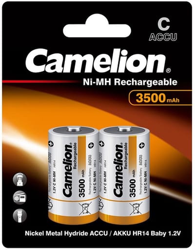 Camelion - Herlaadbare batterij Ni-MH - D / LR20 7000mAh - 2 stuks