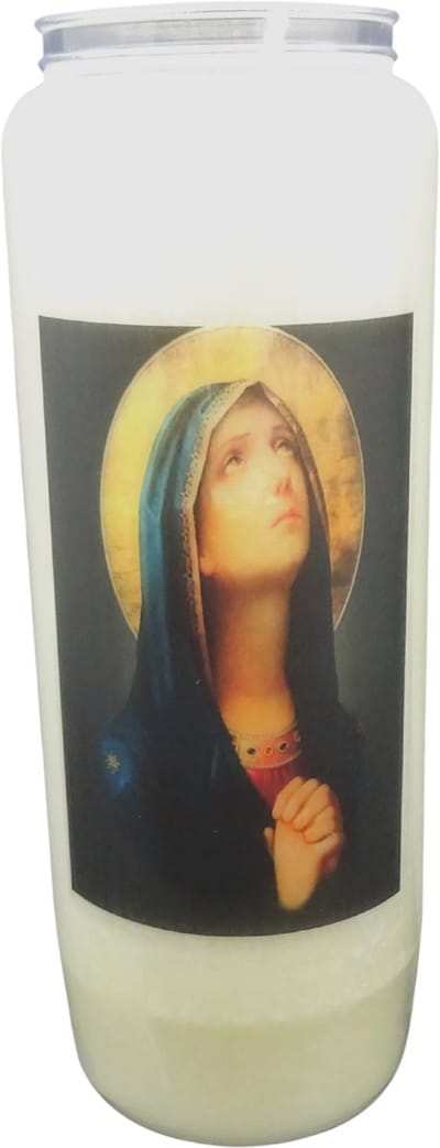 Noveenkaars Heilige Vrouw 023 - 9 dagen brander (5 stuks)