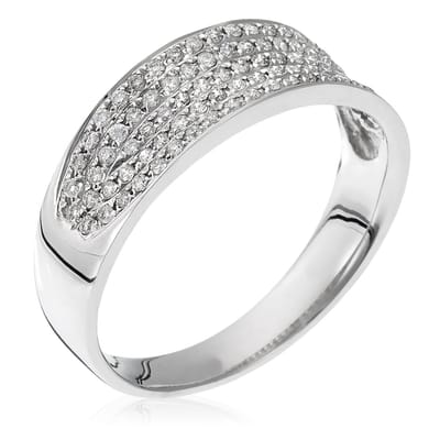 Orphelia RD-3380/60 - Ring - 18 Karaat Witgoud / Diamant 0.50 ct