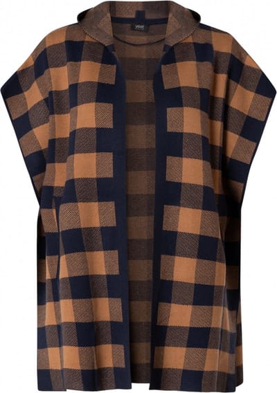 YESTA Beatrix Vest - Light Brown/Dark Nav - maat X-0(44)
