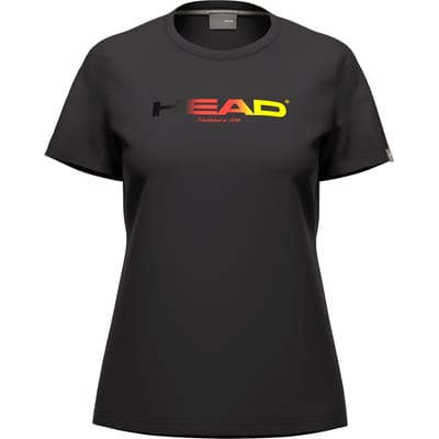 HEAD DTB Rainbow T-shirt Dames-zwart