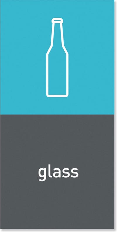 Afvalemmer Marker Magnetisch - Glass- Grijs - Simplehuman
