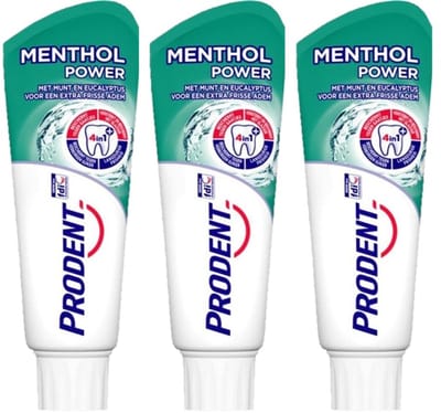 Prodent Tandpasta - Menthol Power - 3 x 75 ml - Voordeelverpakking
