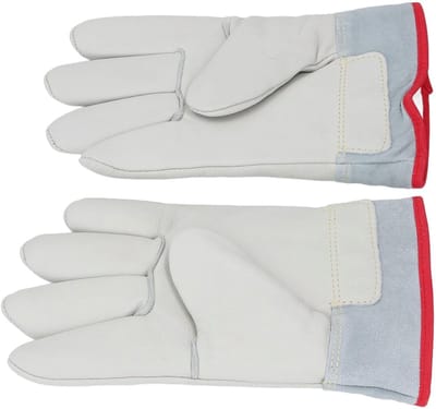 Dailygoods- Antivrieshandschoenen waterdicht - Koeienhuidhandschoenen - 3 lagen PU-leerconstructie - Bescherming tegen vloeibare stikstof - Lage temperatuur bescherming - Winterhandschoenen