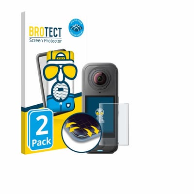 BROTECT - Screenprotector voor Insta360 X4 Air - Folie Beschermfolie matte volledig dekking 2 Stuks