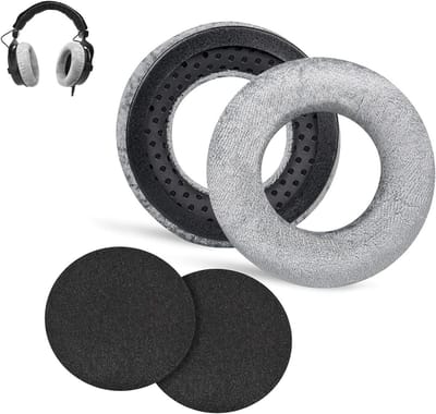 Zachte en Dikke Oorkussens voor DT 770 Pro, DT 990 Pro en DT 880 Pro Hoofdtelefoons, Grijs, Comfortabel en Duurzaam