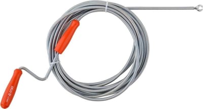 Pijpreinigingssonde - Afvoer Ontstopper - Verstopte Afvoer Reinigen - Flexibele Reinigingsveer - 5 meter x 6 mm - Zwart