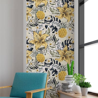 Behang-effect sticker - VARADERO - 30x30cm