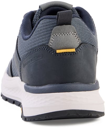 camel active Sneaker van leer en textiel - Maat menswear-41 - Blauw