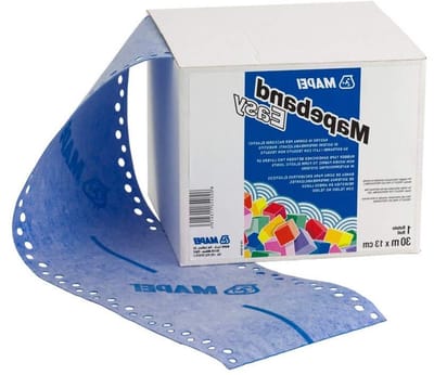 Rubberen band - Waterdichtingsband - Terrassen afdichten - Dubbelzijdig gecoat - 10 meter - Zwart