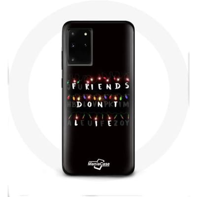 Coque pour Samsung Galaxy S11 Plus Stranger Things Affiche Friends Don't Lie Joyeux noël
