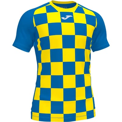Joma Flag Ii T-shirt Met Korte Mouwen Geel,Blauw S Man