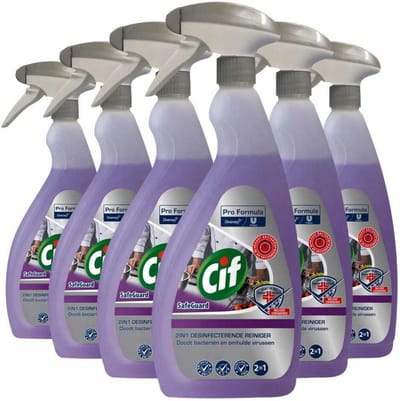 Cif Professional SafeGuard Desinfecterende Keuken Reiniger 2-in-1 Spray Pro Formula - 750 ml