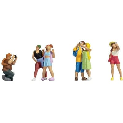 NOCH 15473 H0 Toeristen figuren Geverfd, Staand