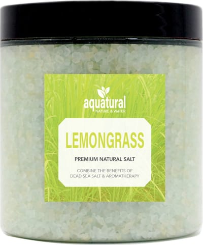 Aquatural Citroengras Badzout - 350 g - bad kristallen