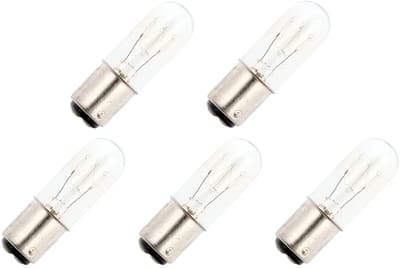 Signaallamp Ba15d 130V 15W - 115 mAh - 5 stuks - T16 Gloeilamp Ø16mm - 54mm - 2500K - Dimbaar