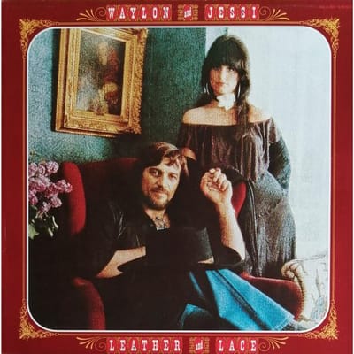 Disque vinyle WAYLON JENNINGS  JESSI COLTER  Leather And Lace AAL13931 RCA Victor 1981 Canada Musique du monde Occasion