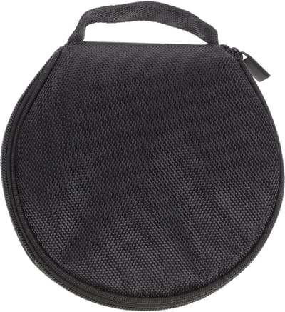 Cosensi- CD-Etui Draagbaar - Ronde DVD-Houder - Ritssluiting - 20 Capaciteit - Opbergtas - Compact Design