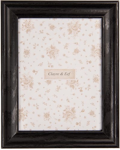 Clayre & Eef Fotolijst 15x20 cm Zwart MDF