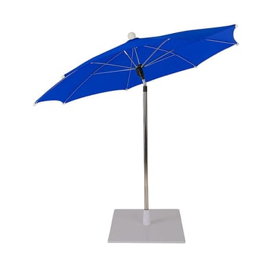 WDMT Compacte Tafelparasol - ø 60 x 56 cm - Mini Parasol - Tafelparasol voor Buiten - Moderne Tafel Parasol - Schaduwdoek - Parasols - Blauw